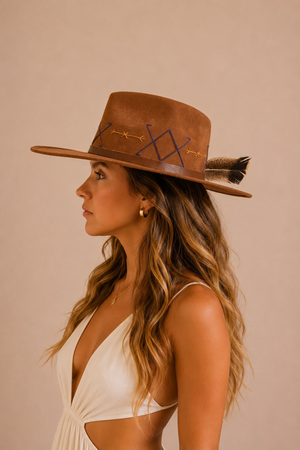 Caelia Diamond Crown Hat