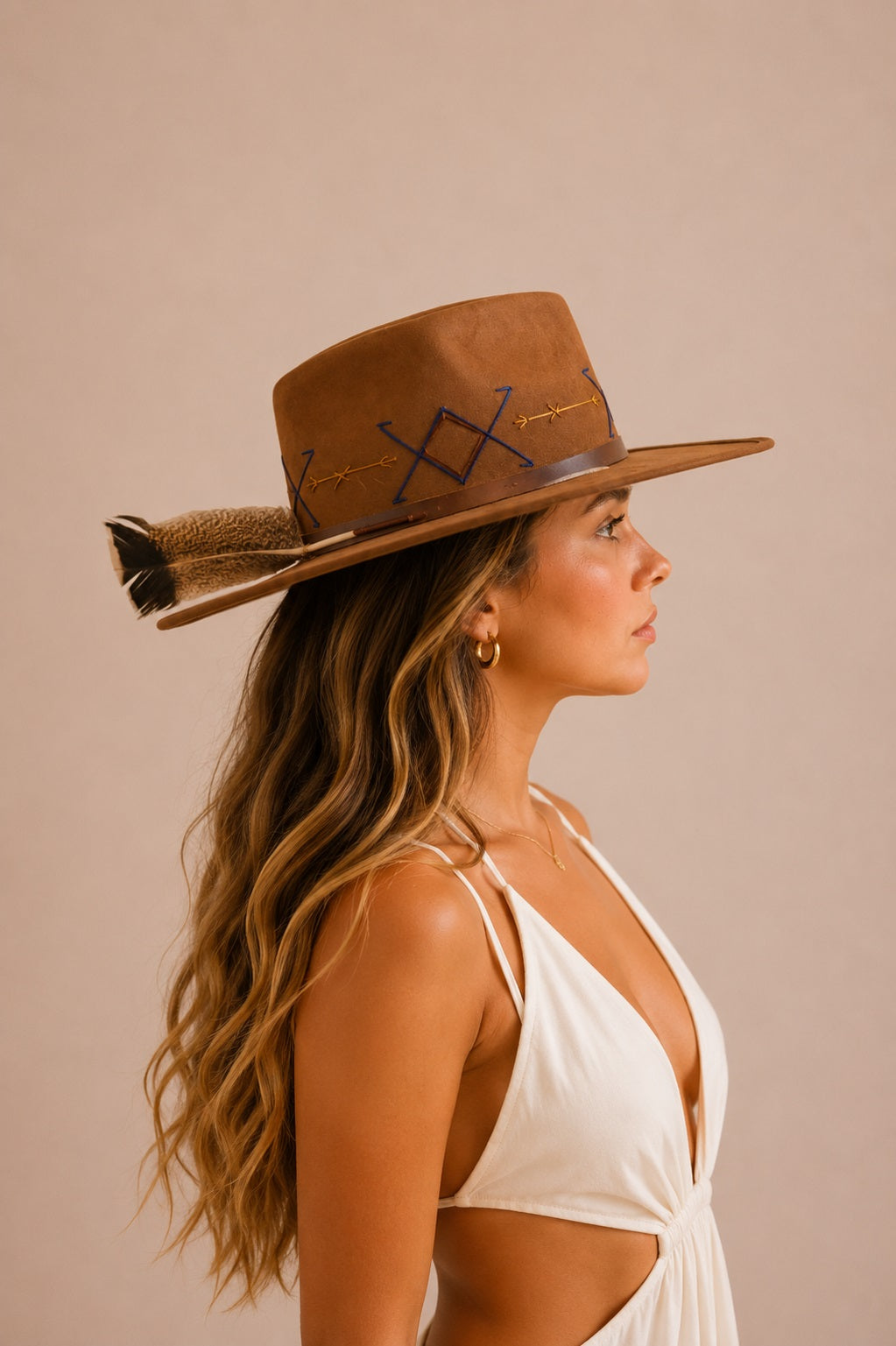 Caelia Diamond Crown Hat