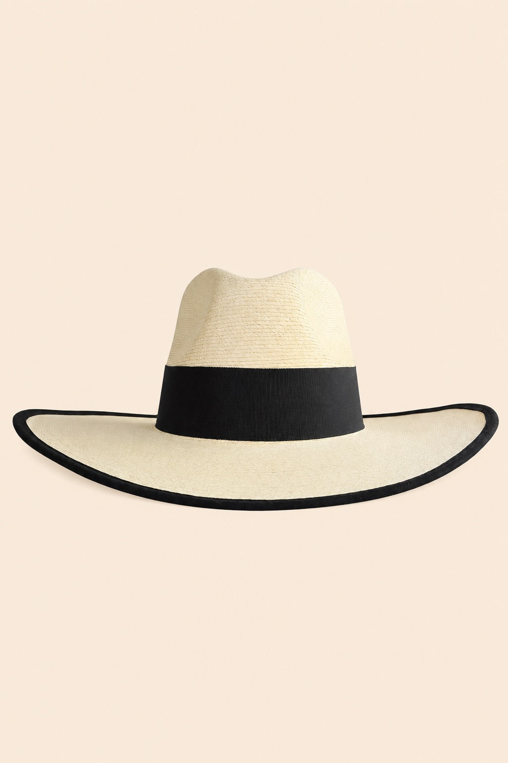 Camélia Straw Western Crown Hat