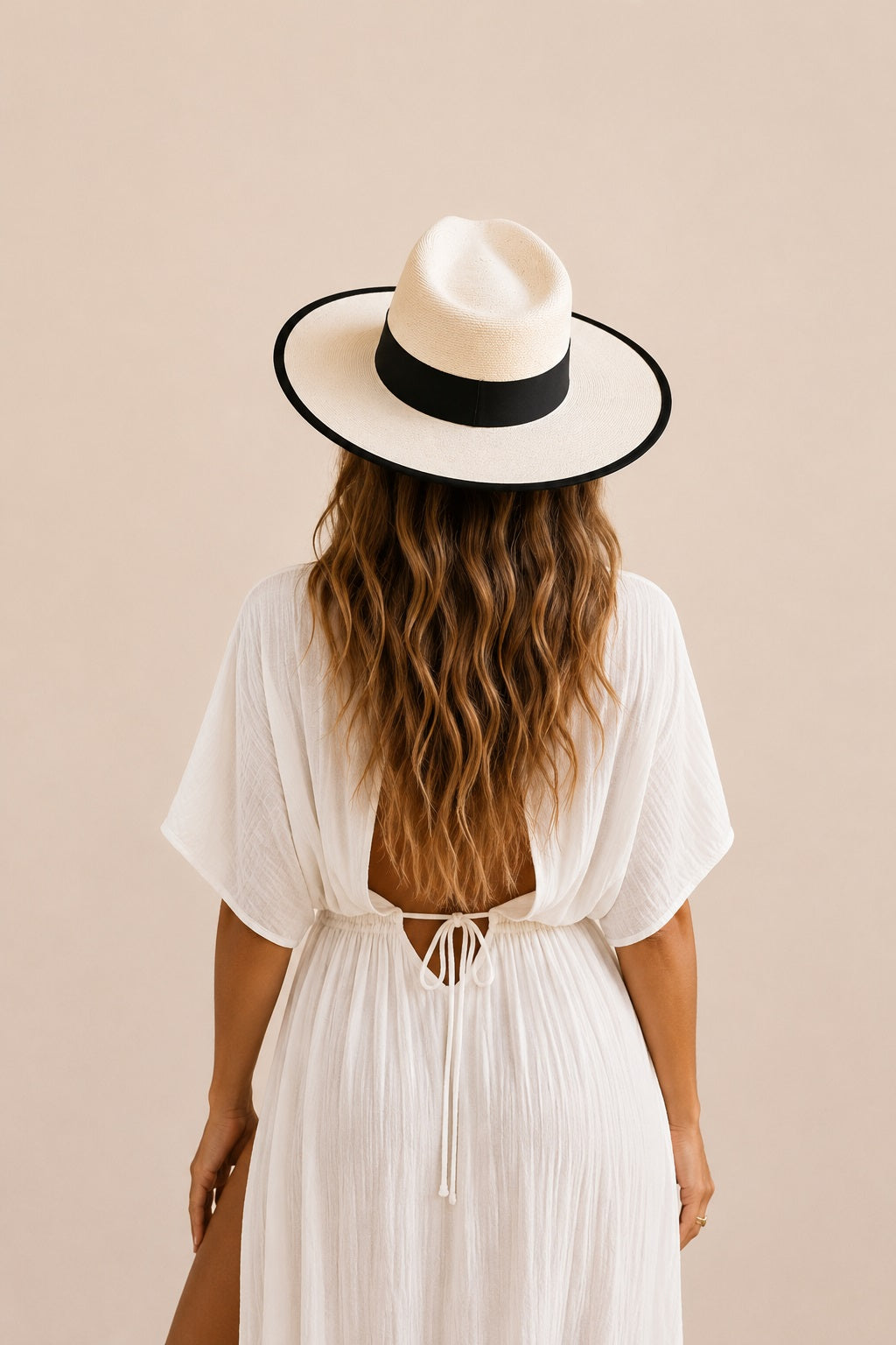 Camélia Straw Western Crown Hat