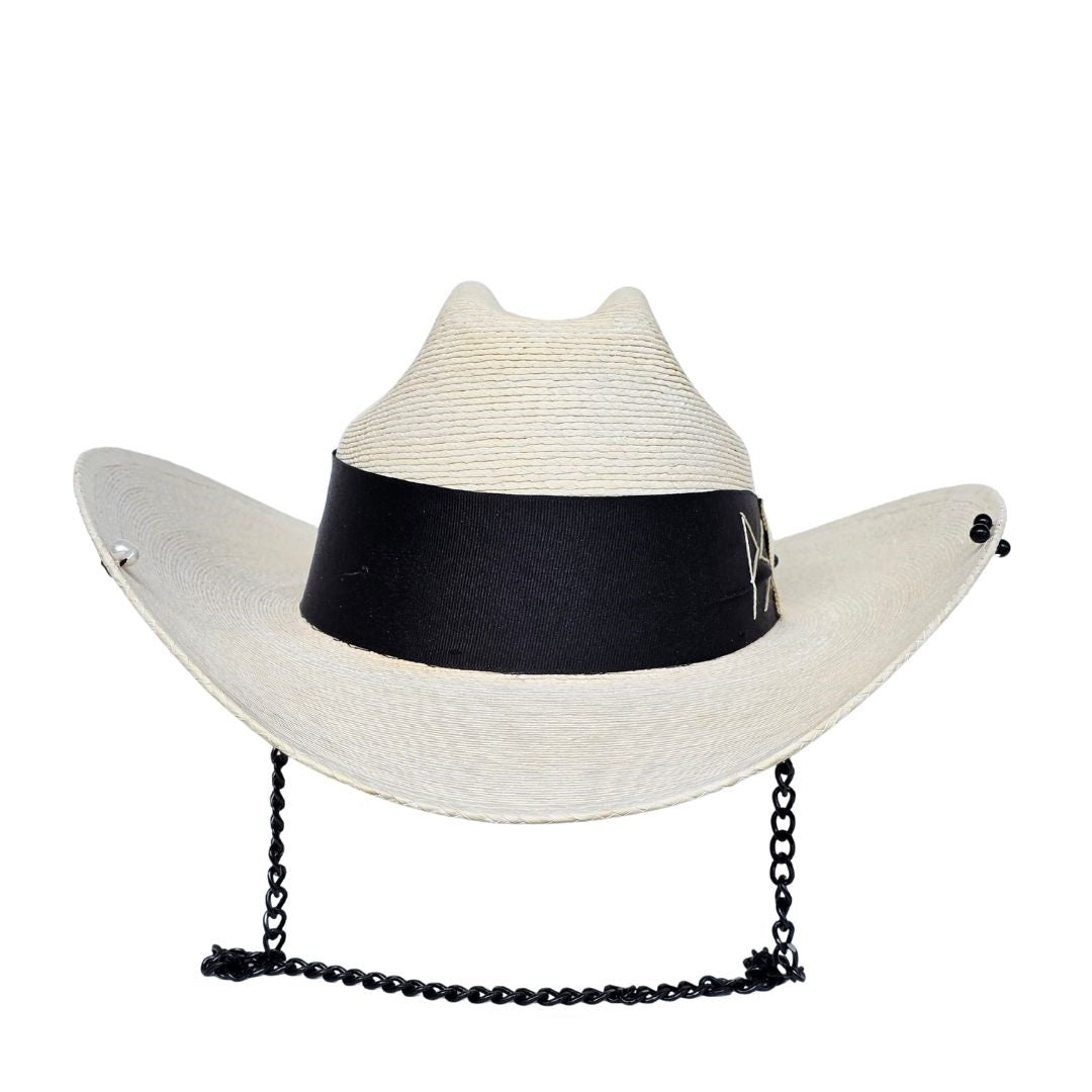 Caspian Straw Cowboy Crown Hat