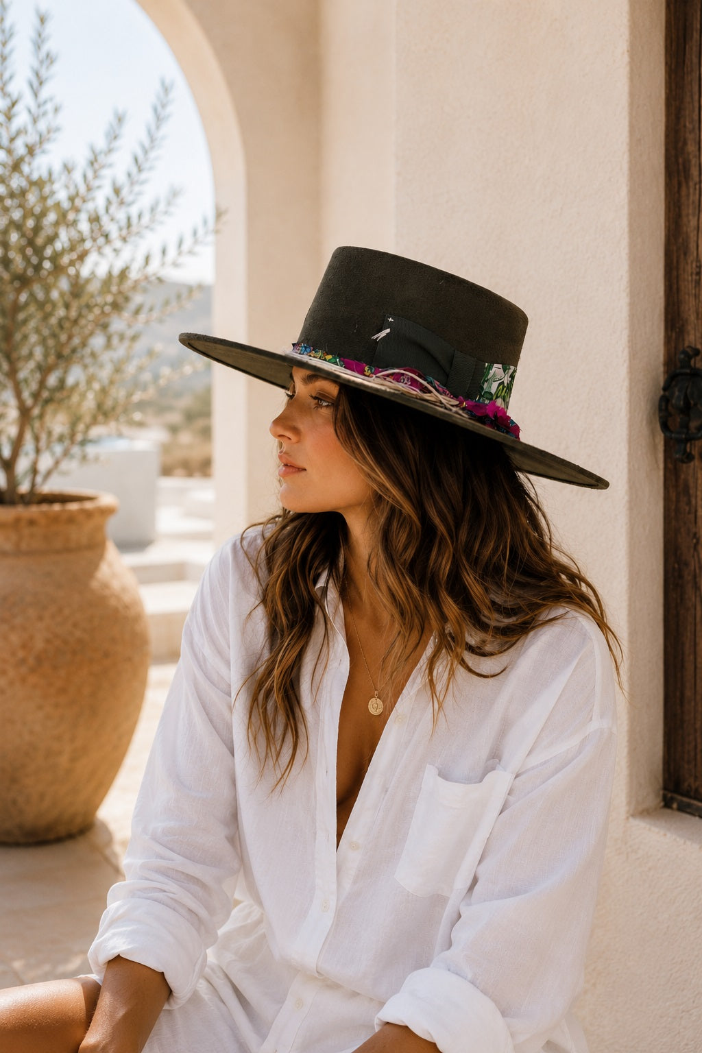 Cordelia Telescope Crown Hat