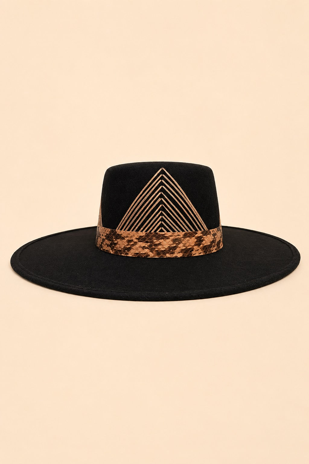 Corinne Boater Crown Hat