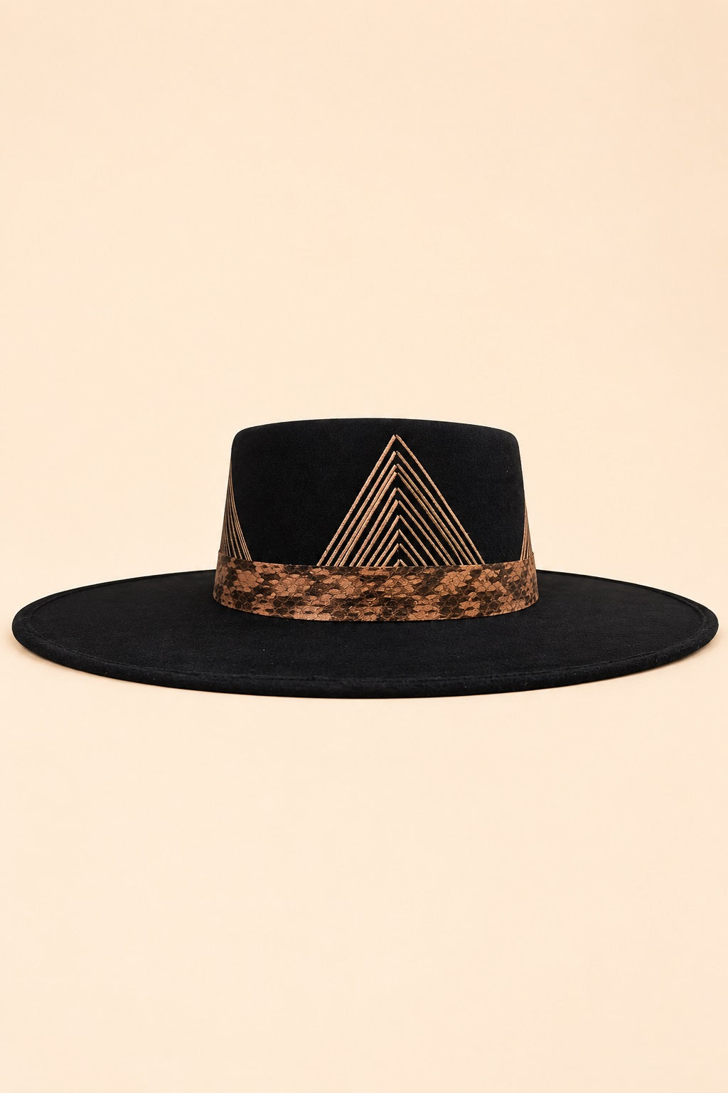 Corinne Boater Crown Hat