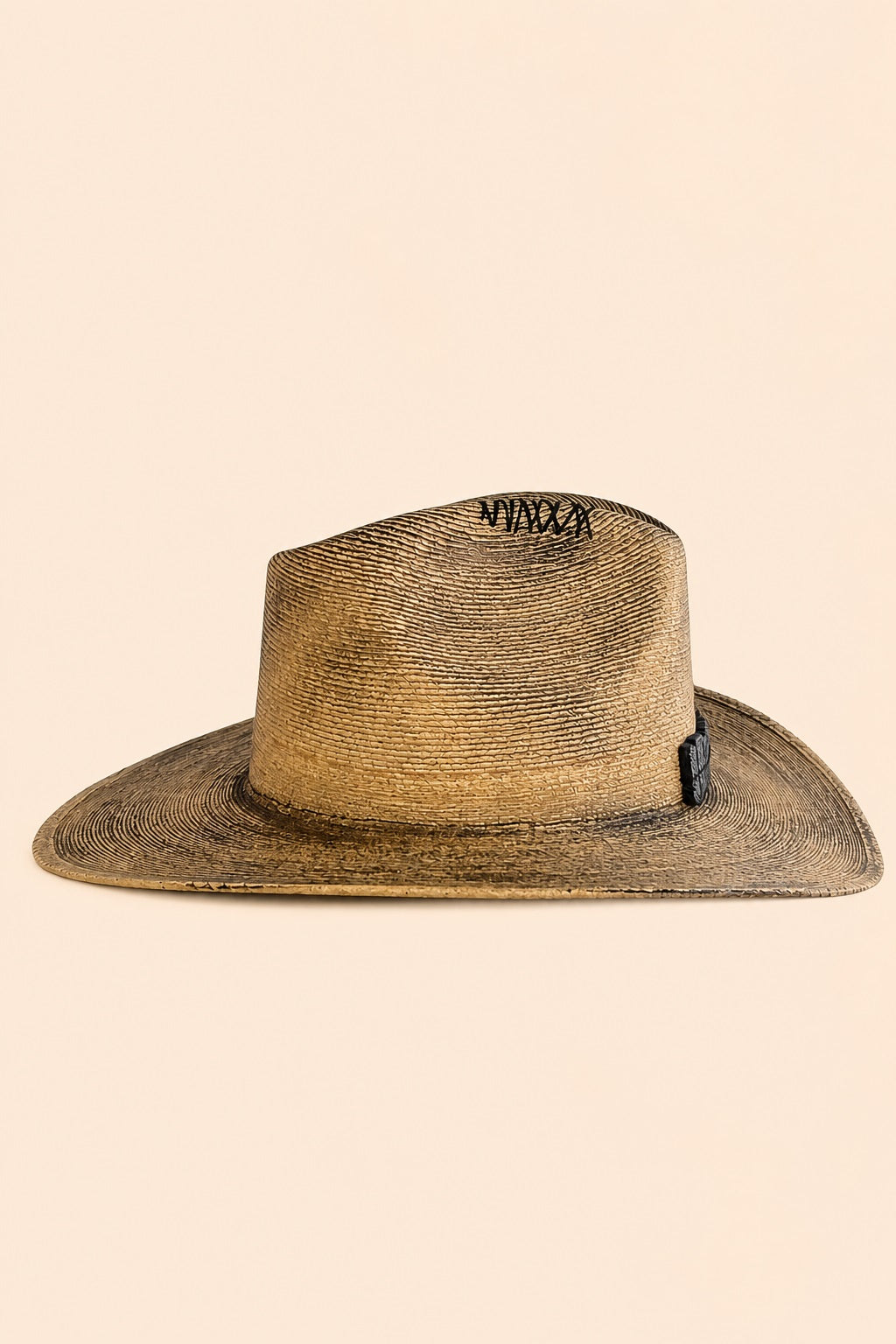 Corry Straw Western Crown Hat