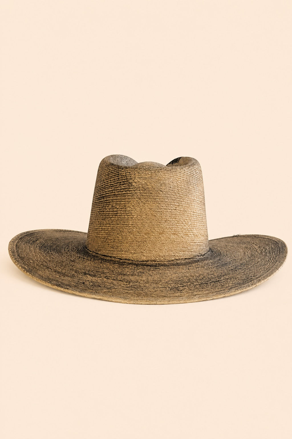Corry Straw Western Crown Hat