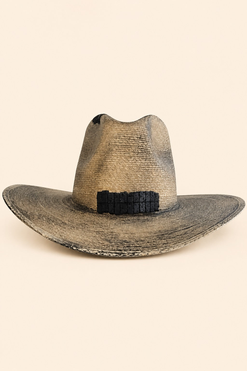 Corry Straw Western Crown Hat