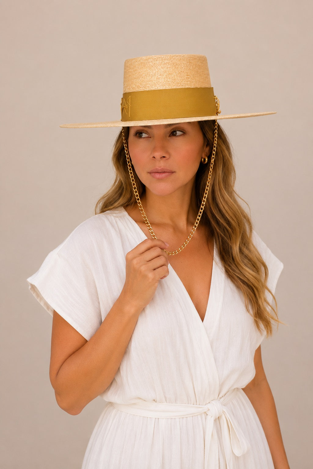 Estrid Straw Telescope Crown Hat