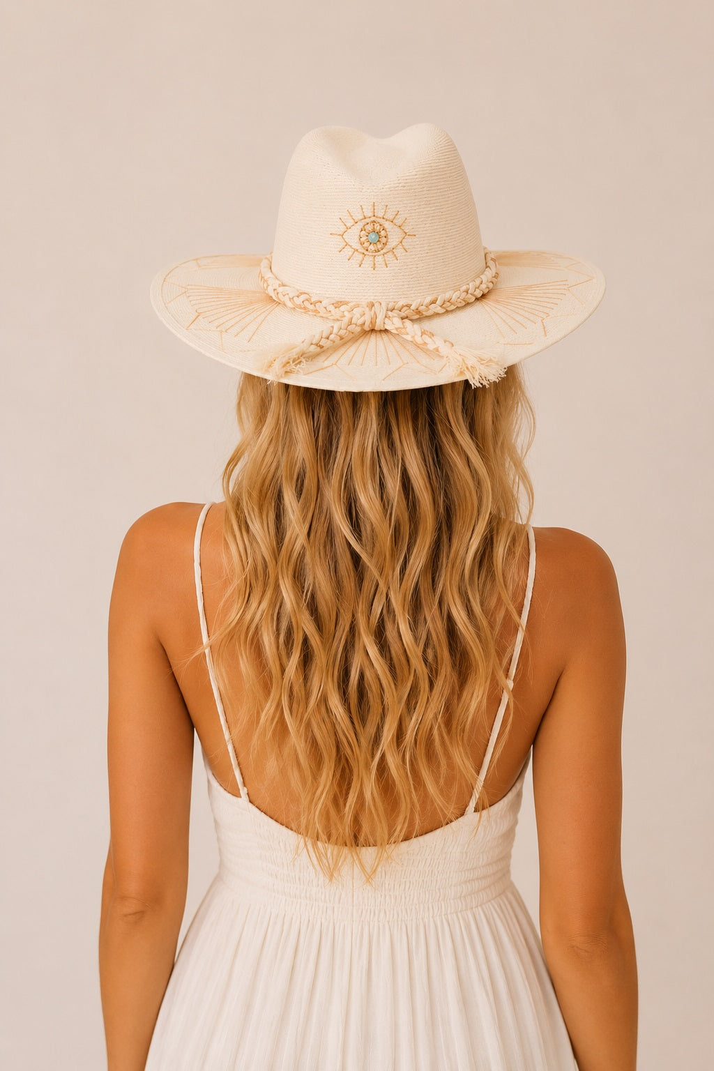 The Eye Straw Indiana Crown Hat