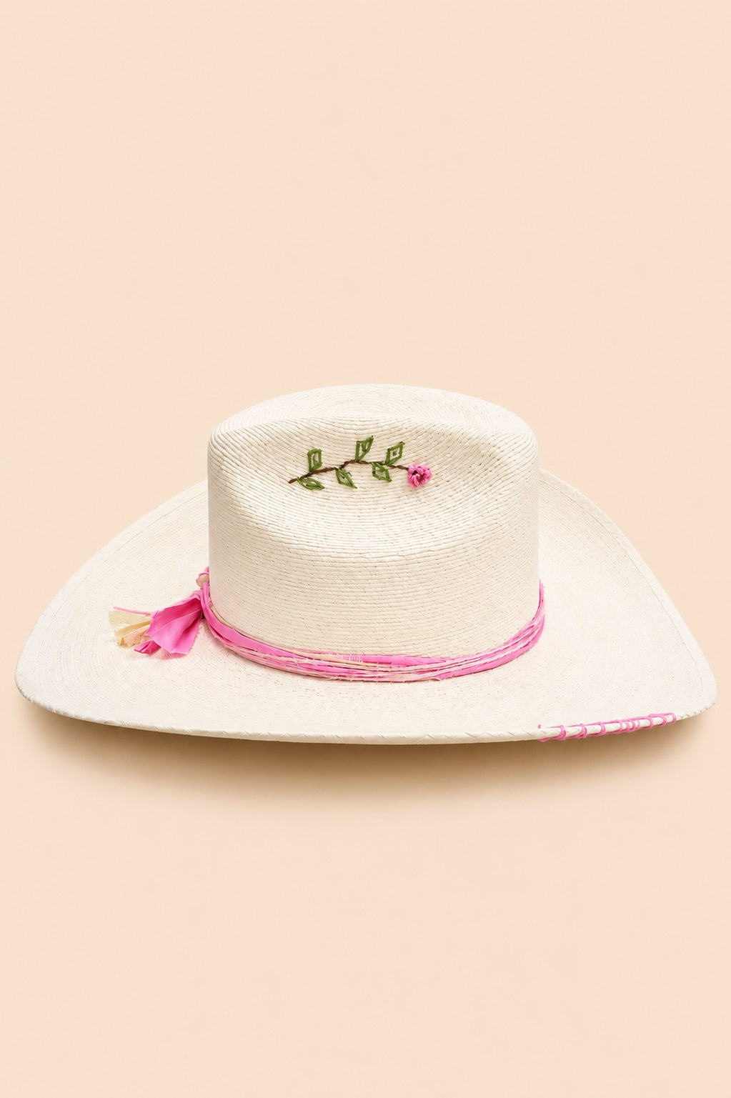 Giuliana Straw Cowboy Crown Hat