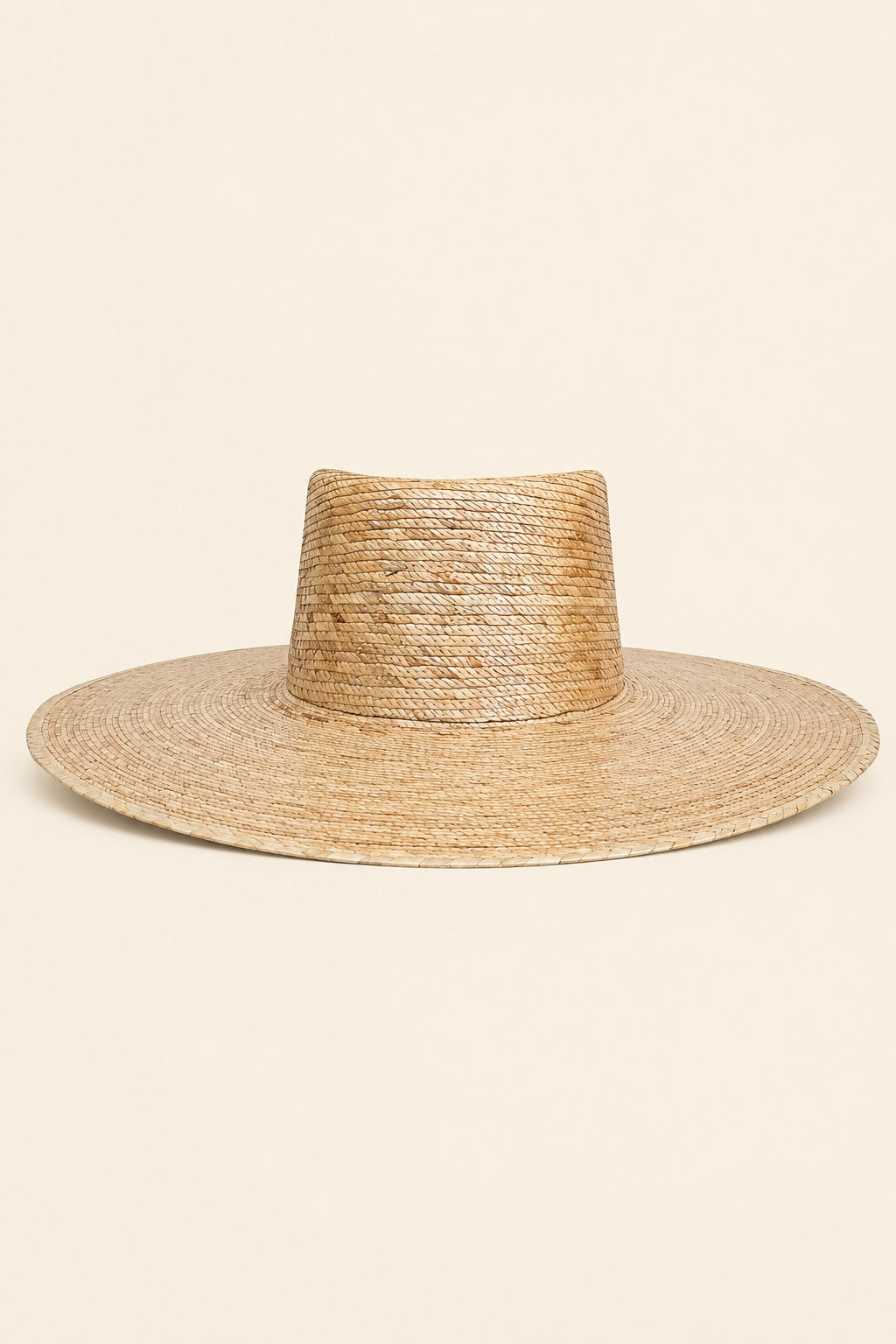 Grace Straw Telescope Crown Hat