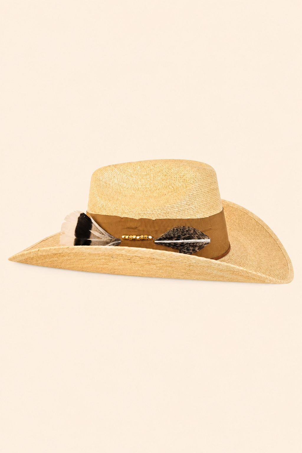 Haven Straw Cowboy Crown Hat