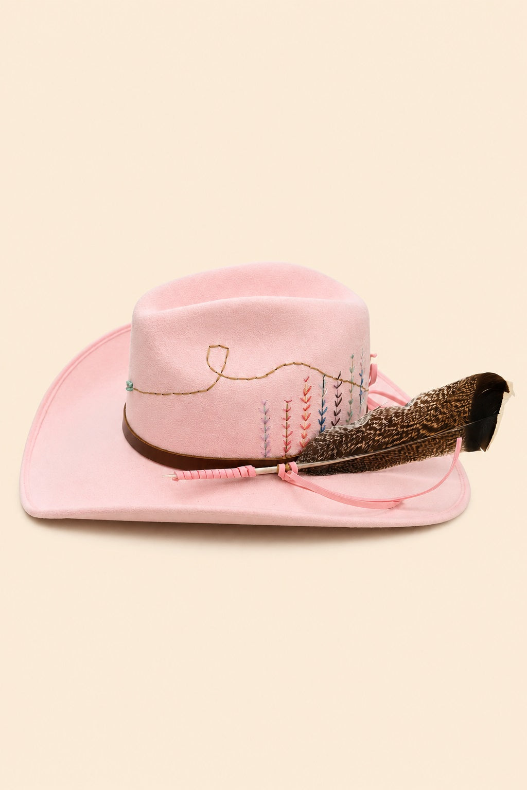 Hazel Cowboy Crown Hat