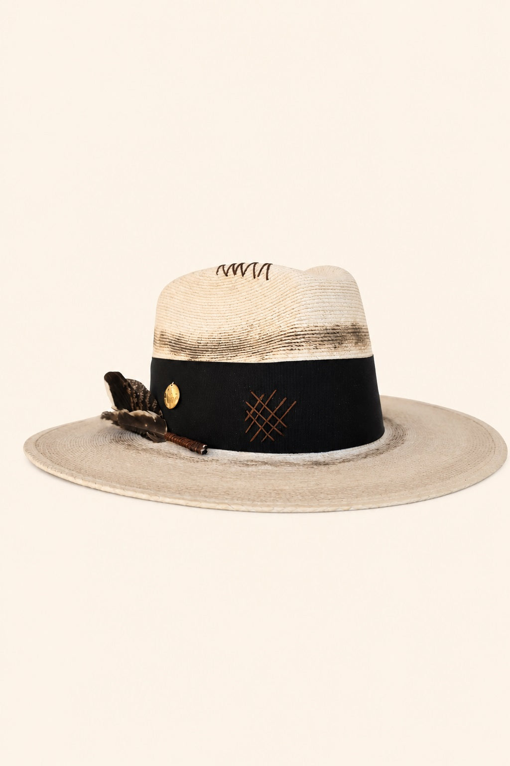 Josie Straw Western Crown Hat