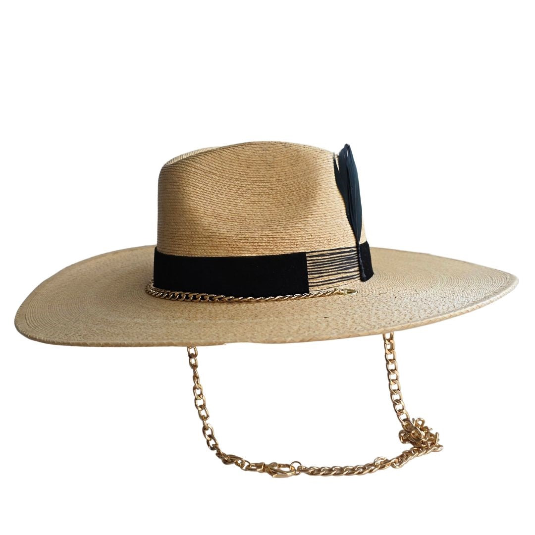 Kaba Straw Western Crown Hat
