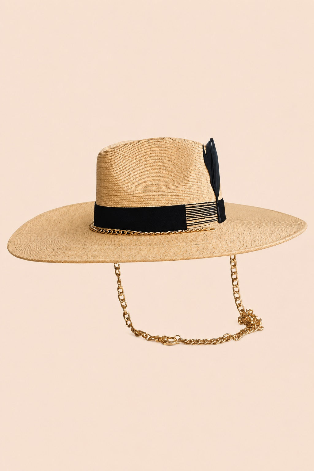 Kaba Straw Western Crown Hat