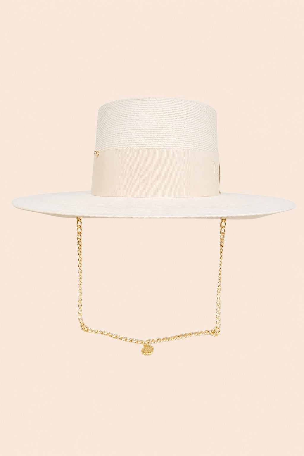 Kelda Straw Boater Crown Hat