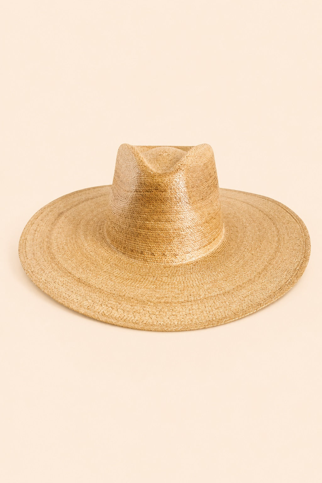 Maca Straw Western Crown Hat
