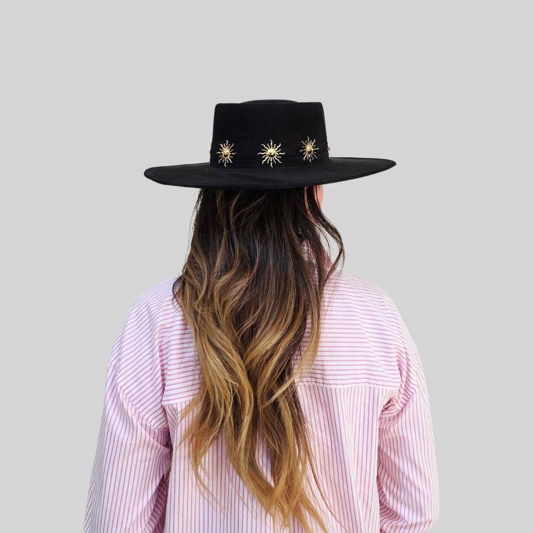 Merjan Telescope Crown Hat - Black