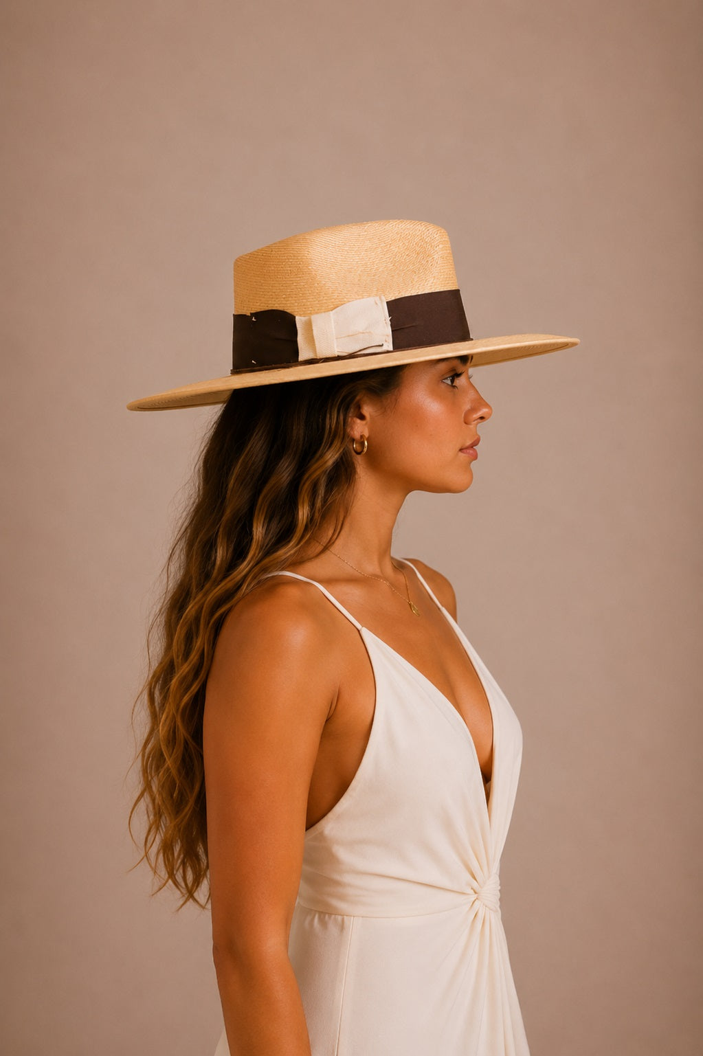 Orla Straw Western Crown Hat