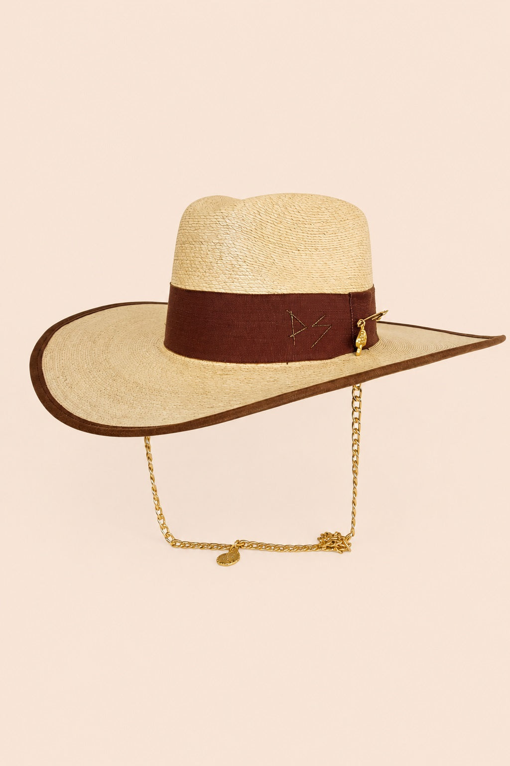 Portia Straw Western Crown Hat