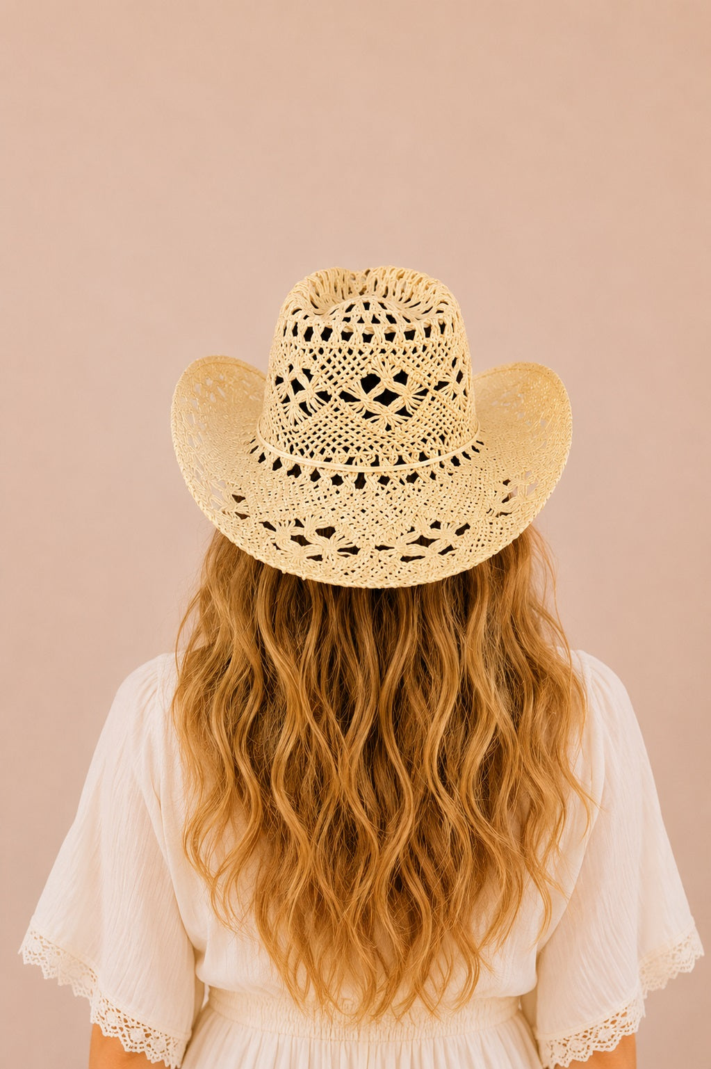 Randi Vented Straw Western Hat