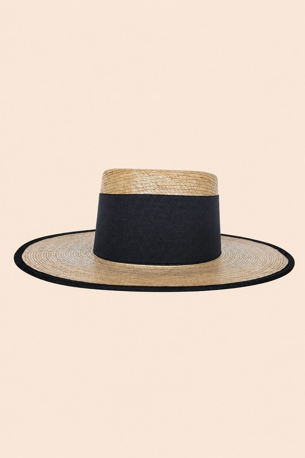 Roshan Straw Boater Crown Hat