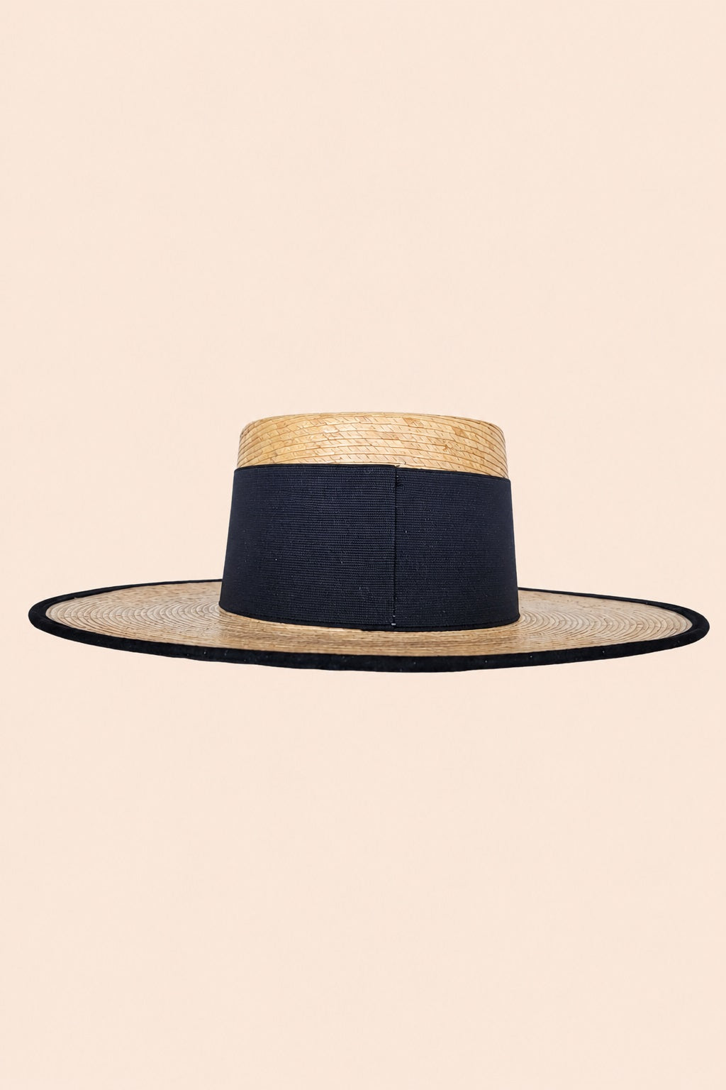 Roshan Straw Boater Crown Hat