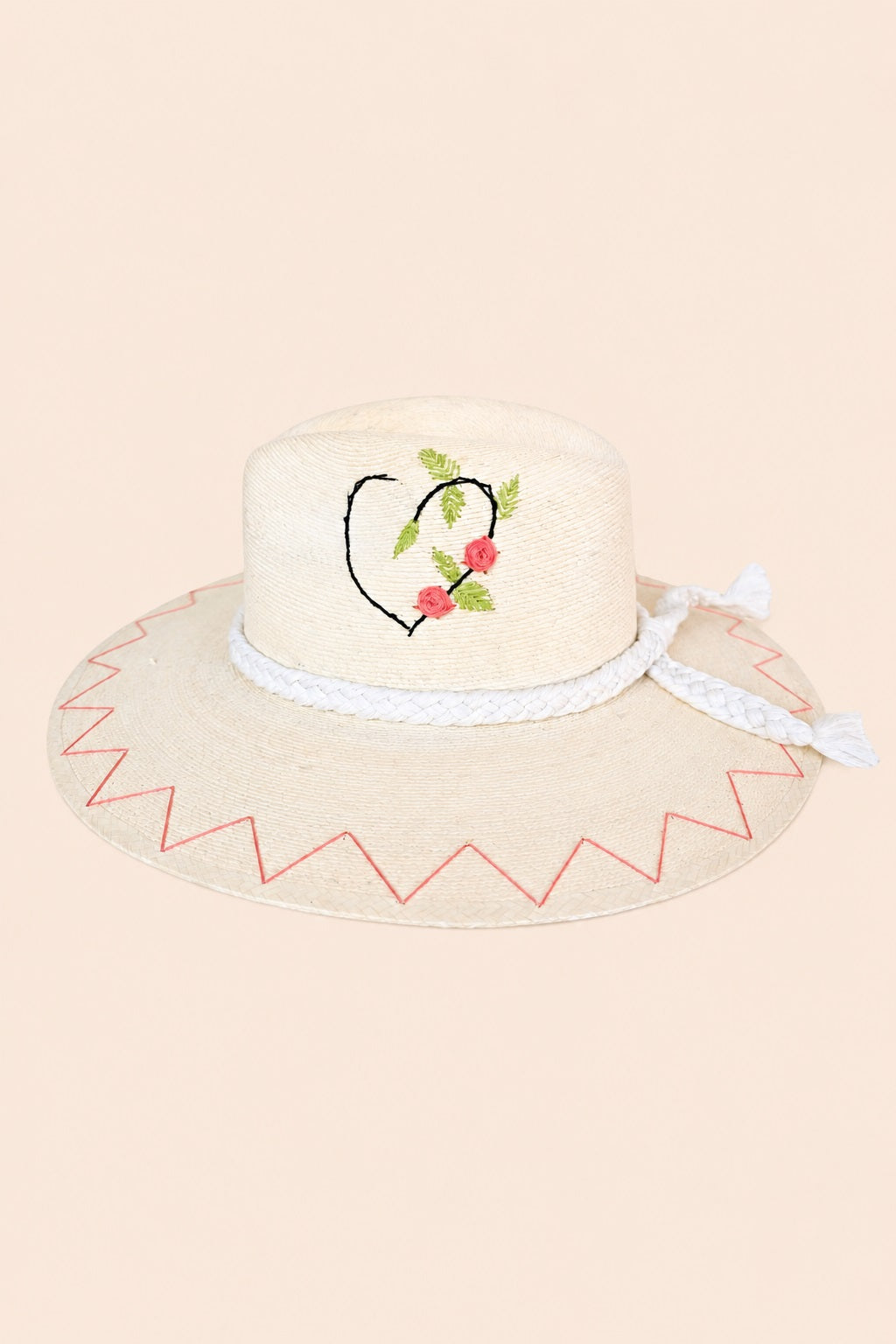 Flora Straw Indiana Crown Hat