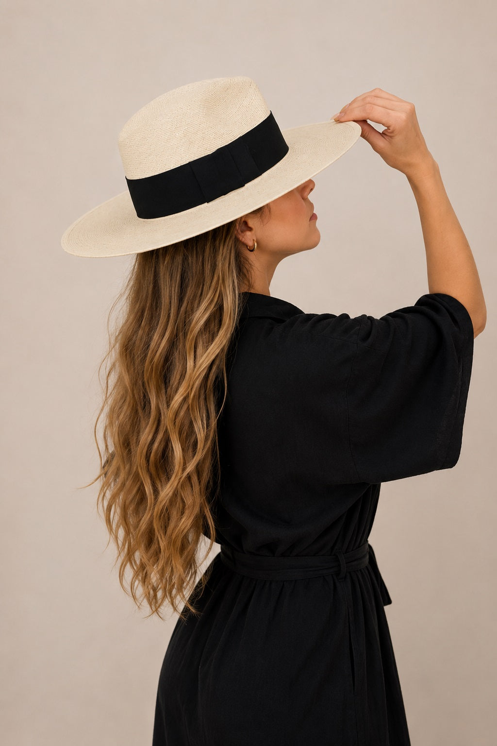 Sotiria Straw Explorer Crown Hat