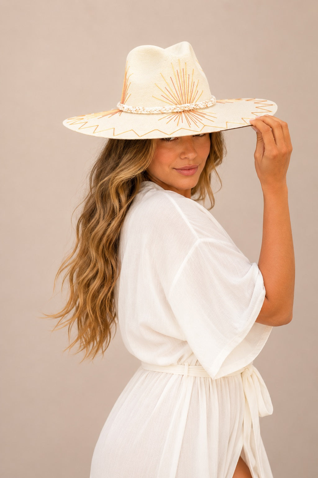 Tasia Straw Indiana Crown Hat