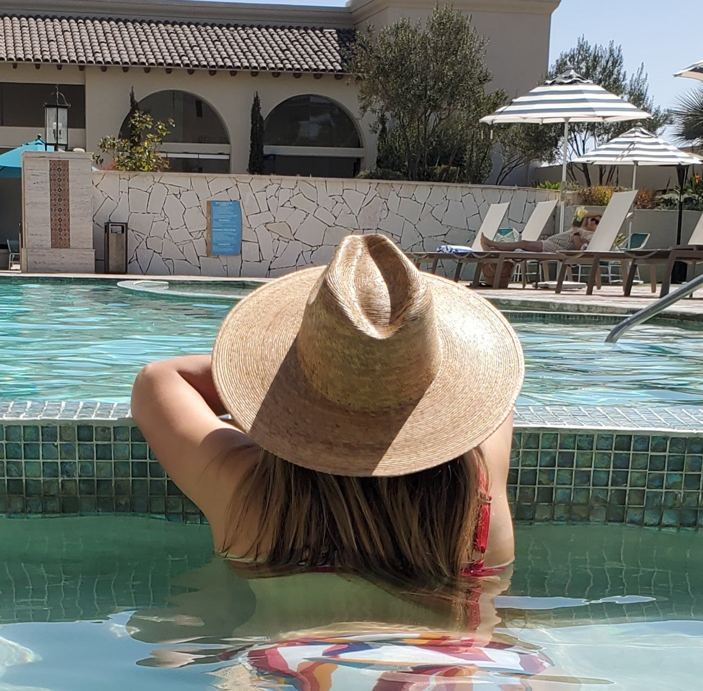 Rene Straw Explorer Crown Hat